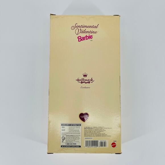 Sentimental Valentine Hallmark Special Edition Mattel Barbie Doll 16536 - NRFB - Picture 11 of 15